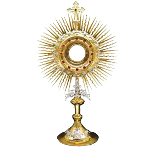Custodia Uvas Manto Santo en Base